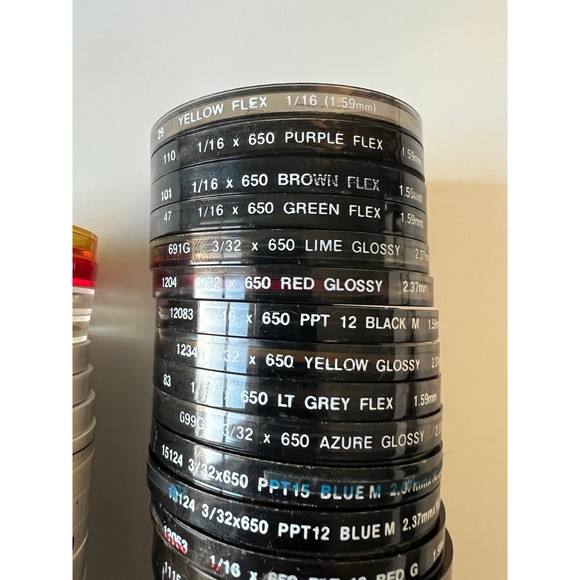 46 Letraline Letraset Architectural Graphic Art Tape +Cases Bundle/Lot MSRP$350+ - Picture 5 of 8